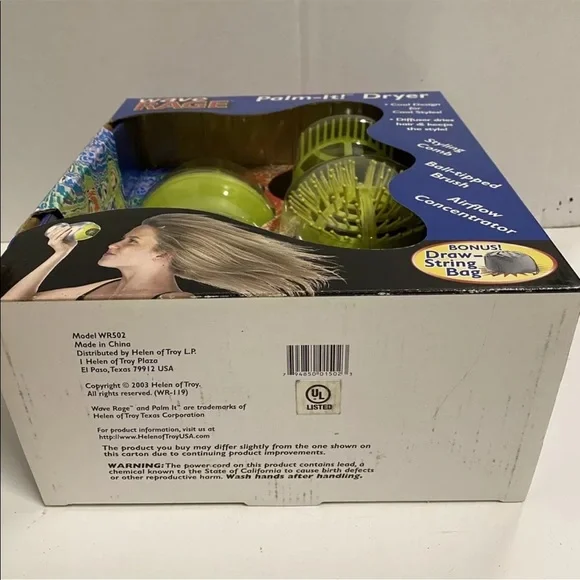 Palm It Dryer Wave Rage Vintage Hair Dryer - Picture 4 of 4